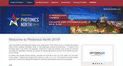 Desktop Screenshot of photonicsnorth.com